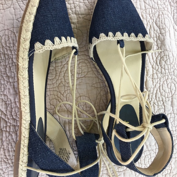 Nine West Udessia Lace-up flat sandal espadrille - Picture 4 of 7